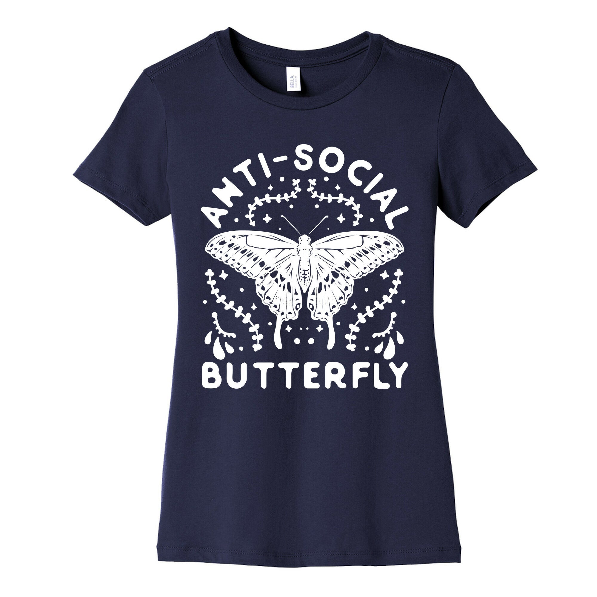 Anti-Social Butterfly Women's Cotton Tee